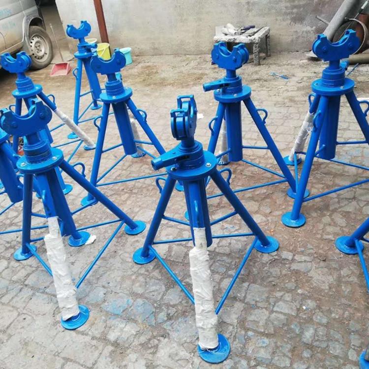 电信山地施工线轴放线盘  三角型加强放线架子