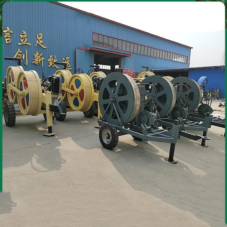 高压线展放机 拖挂式张力机