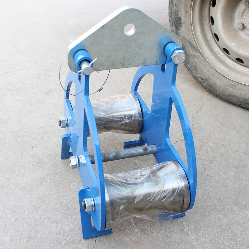 拖缆放线滑轮小跑车镀锌弯道拖缆小滑车