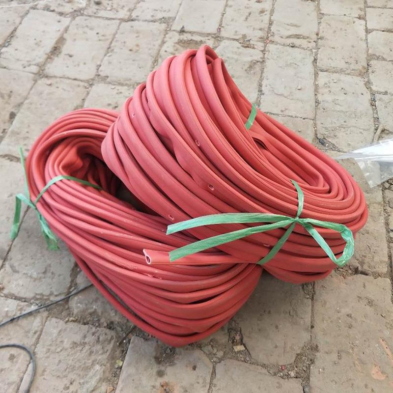 绝缘三线交叉保护套软护套橘红色