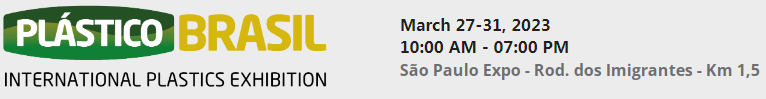 2023年3月巴西国际塑料展PLASTICO BRASIL