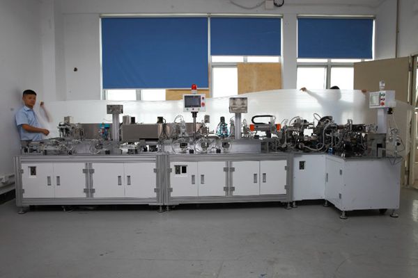 全自动音膜组合绕线机粘膜机器