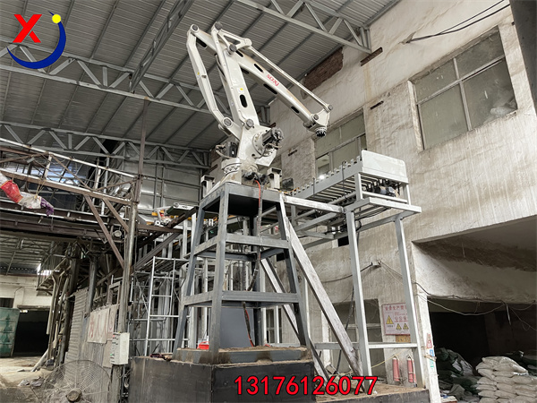 全自动装车机器人在安徽饲料厂的装车码垛应用