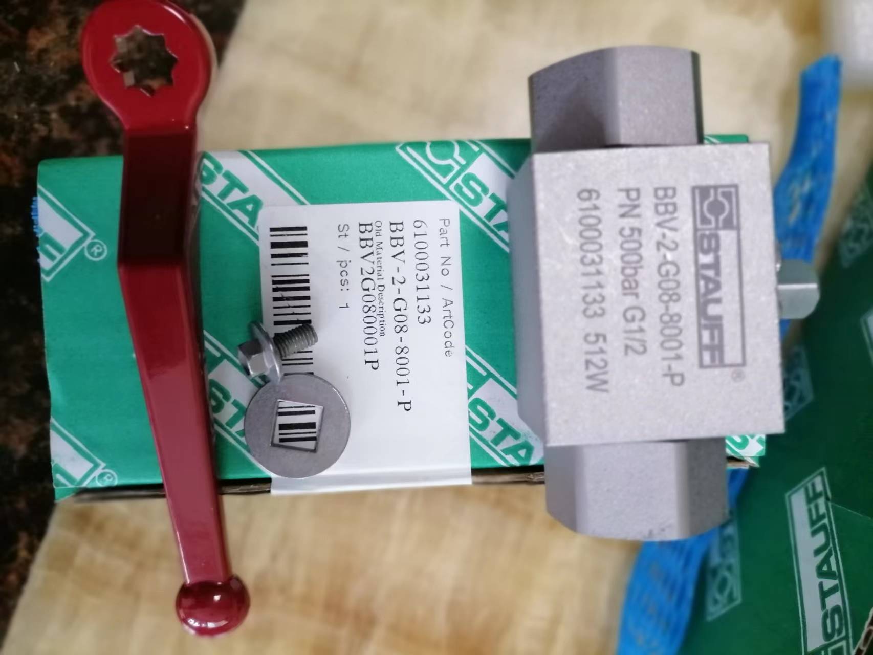 STAUFF西德福BBV-2-G04-8001-P球阀