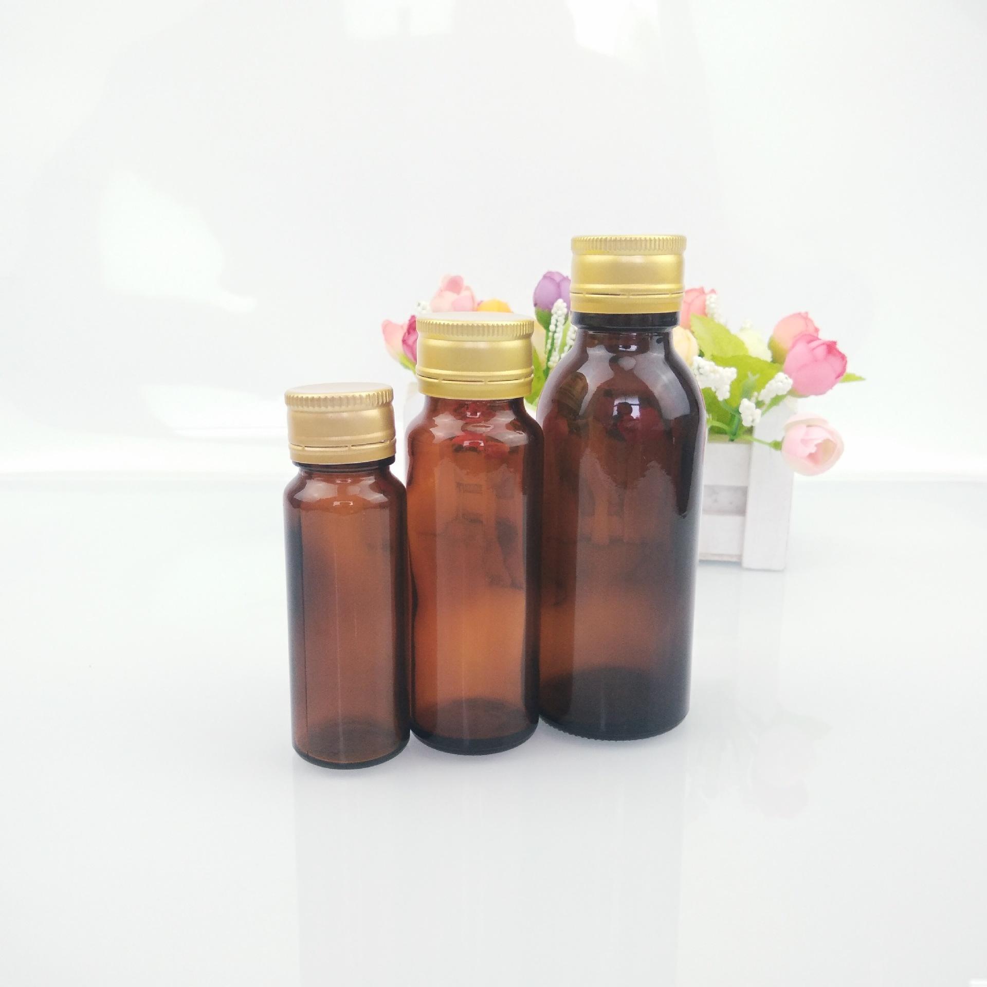 康跃口服液玻璃瓶茶色药氺瓶糖浆瓶