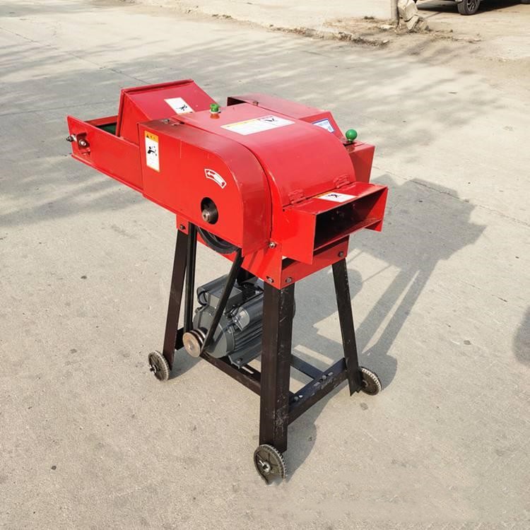 麦秸牧草输送带铡草机 铡草粉碎机 多功能铡草机