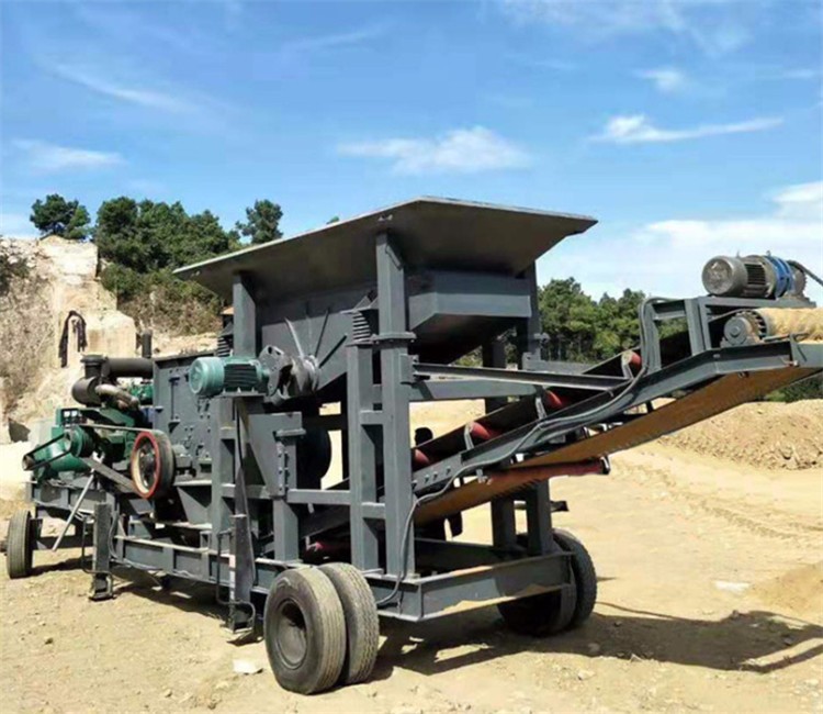 郑州钰宸机械生产移动式破碎站工作原理