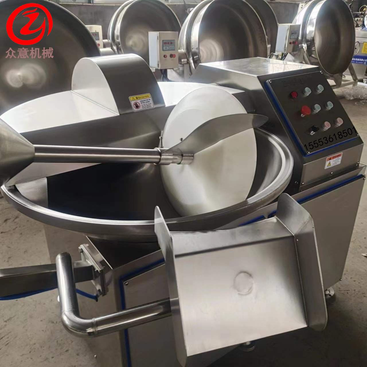 果疏斩拌机 鱼糜肉制品斩拌机