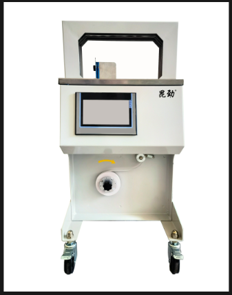 昆劲全自动立式束带机蔬菜食品纸张纸盒印刷品快速捆扎机