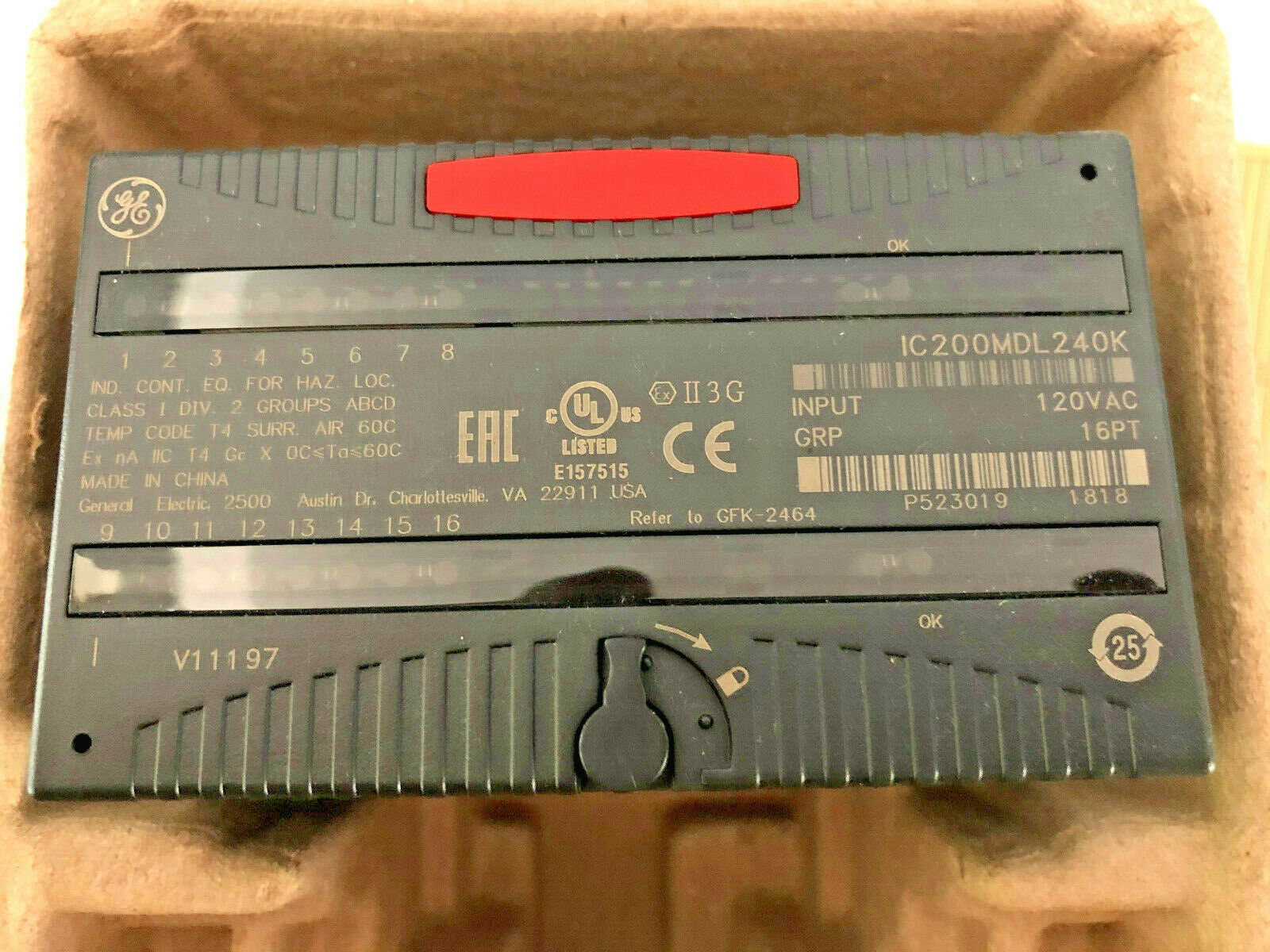 美国GE——IC200USB001变频器处理器输入模块触摸屏质保一年