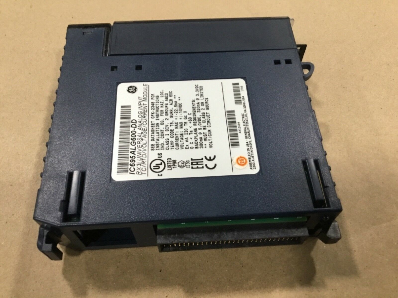 美国GE——IC200USB001变频器处理器输入模块触摸屏质保一年